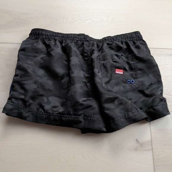 AussieBum Zoom Swim Trunk Shorts Mens Large Camo Camouflage 2" Mesh Lined - Picture 5 of 12